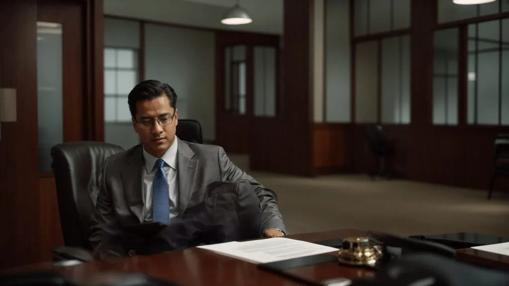 personal injury law attorney reviewing a case